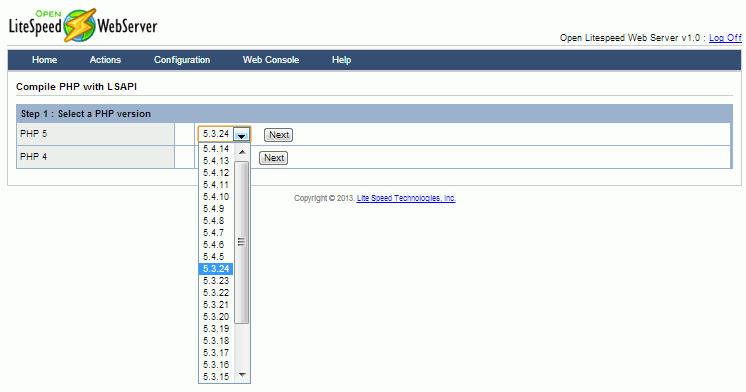 openlitespeed_admin_compile_php_02